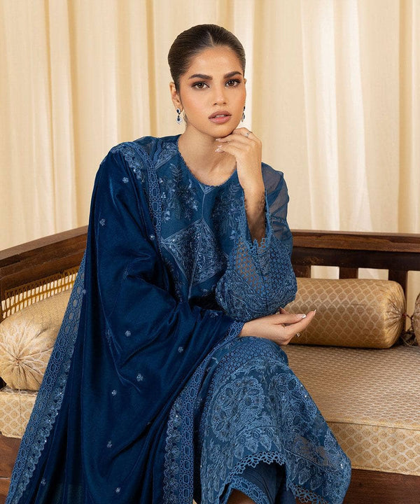 Sapphire Festive Formals/Embroidered Velvet Suit