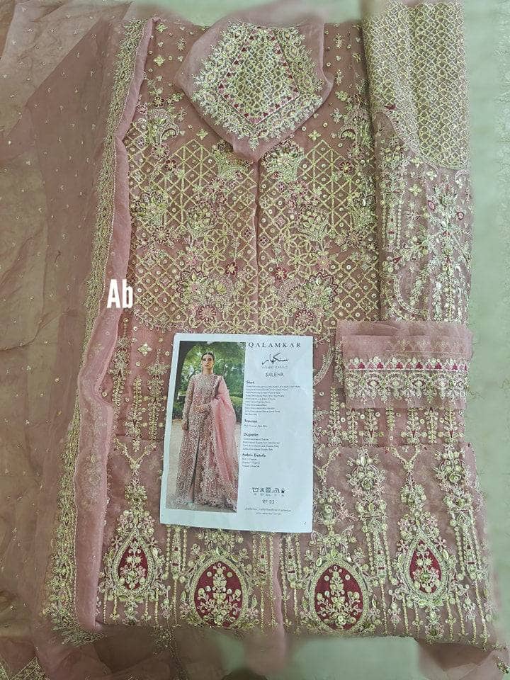 Open Pic/Qalamkar Wedding Formals 24/RF-02 SALEHA