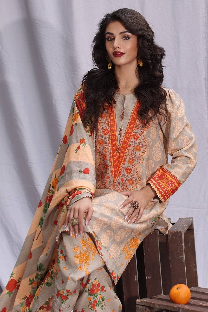 Charizma C Prints Fall Khaddar/CPW4-13