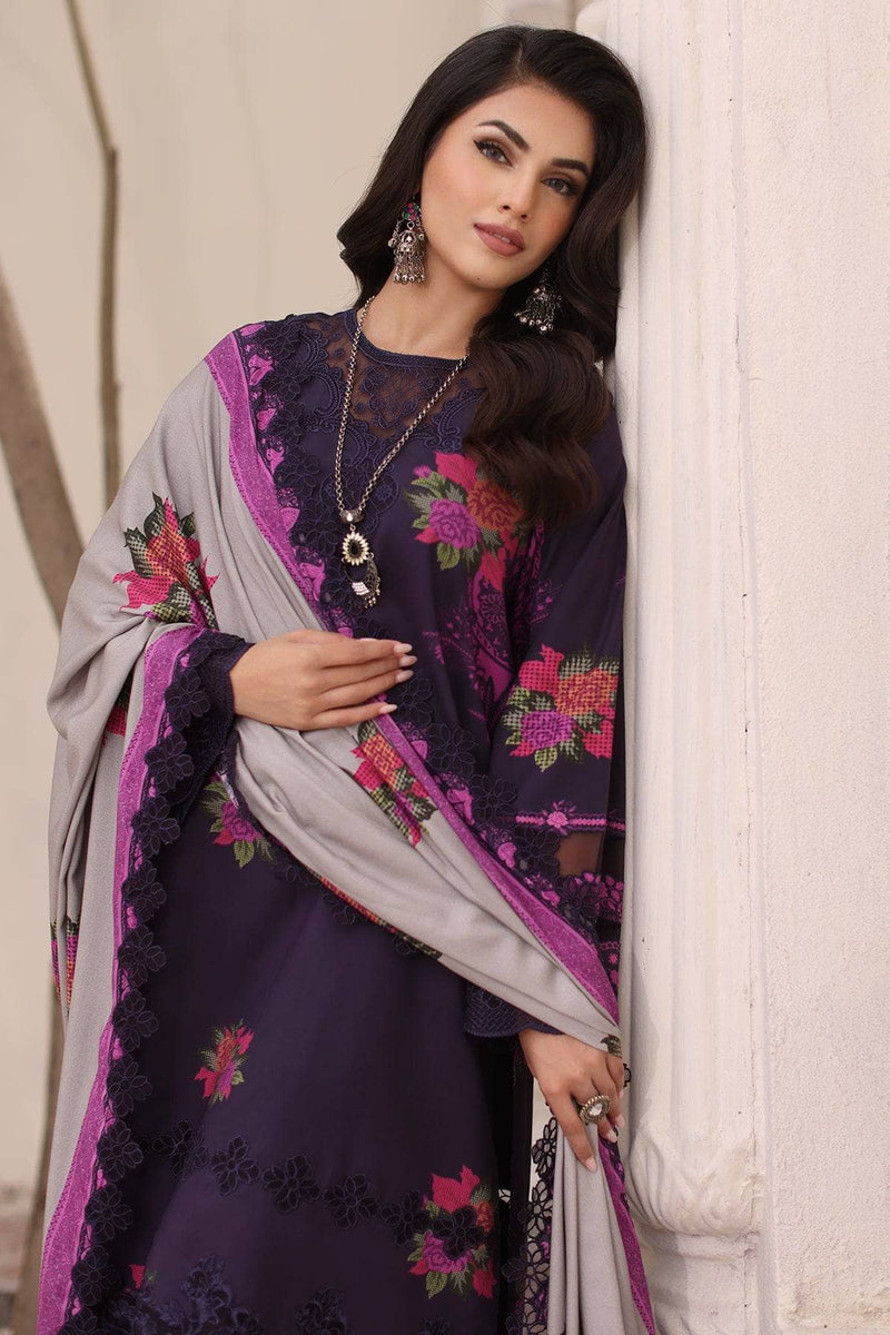 Restocked/Charizma Virsa/Embroidered Linen Shawl Collection