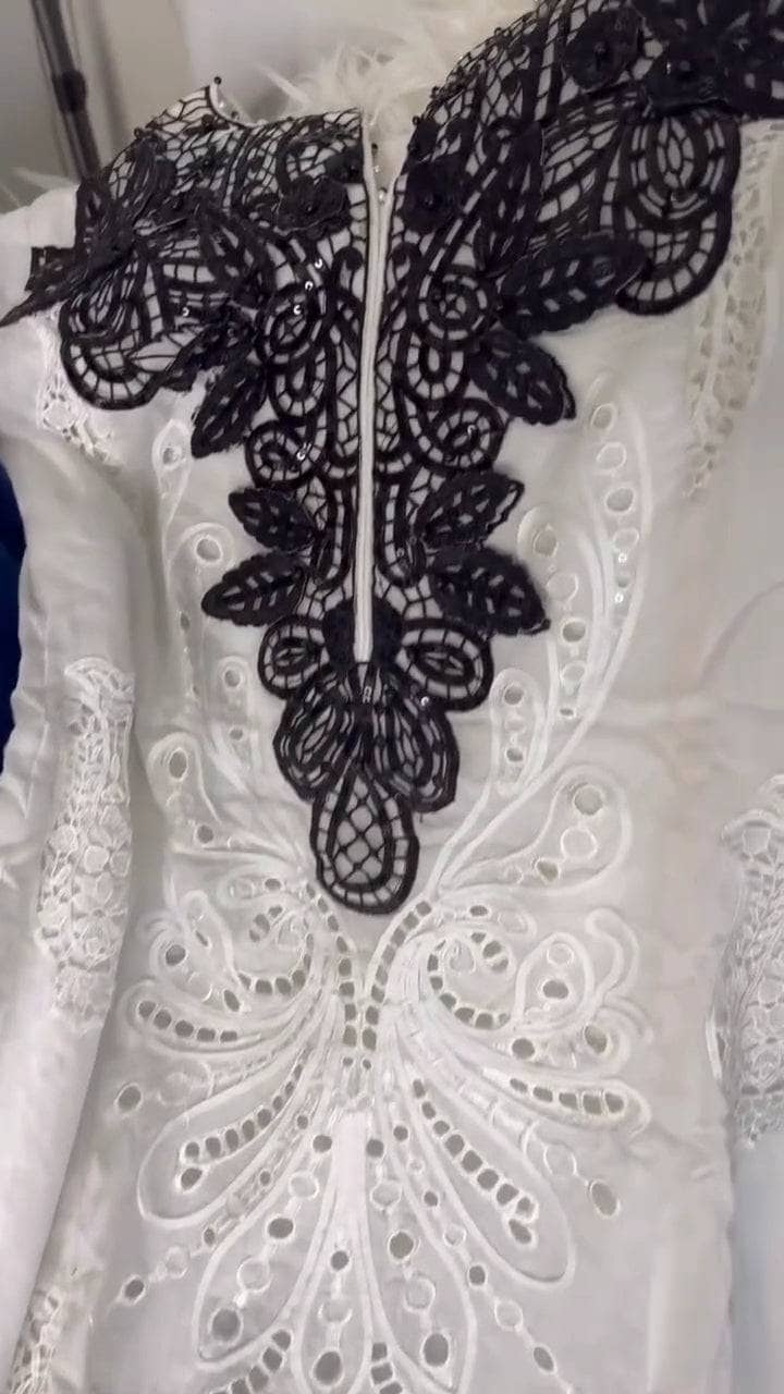 Stitched Look of Unstitched Maria B Luxury Lawn 25/5A/Size - XL L M S