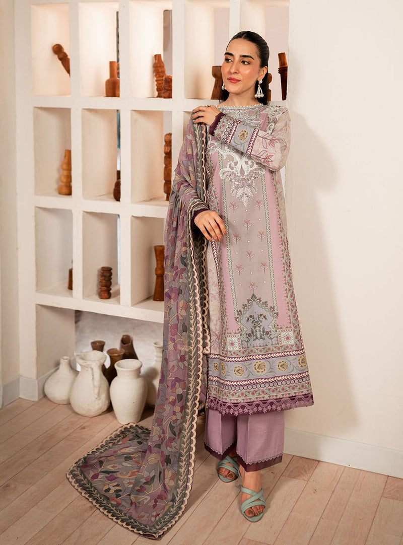 Roheenaz Selene Cambric Chiffon Dupatta