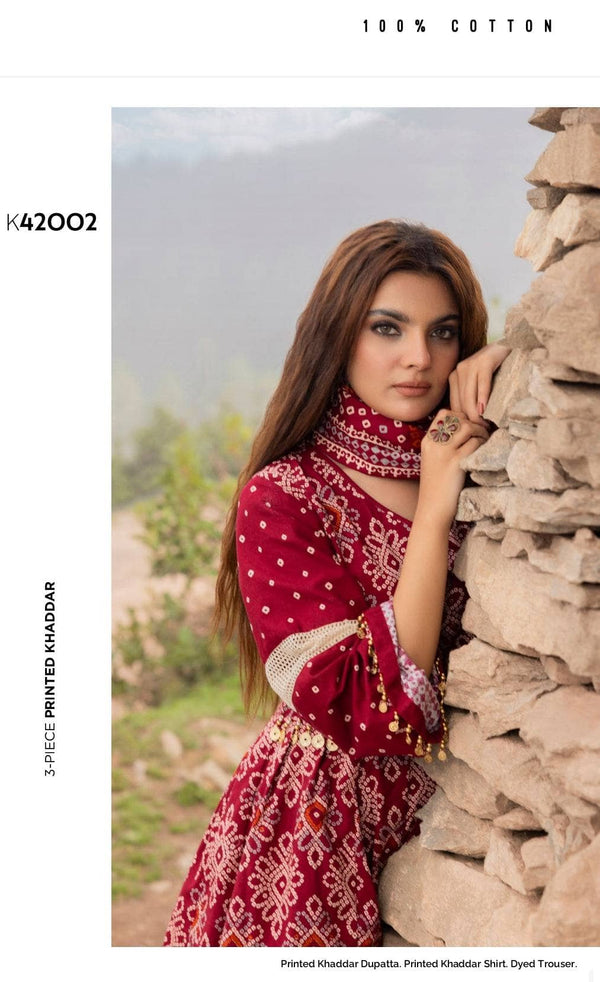 Gul Ahmed Winter 24/Khaddar/K42002