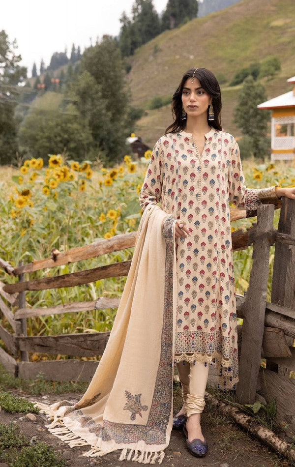 Gul Ahmed Winter 24 Vol 2/Pashmina Linen/AP42049