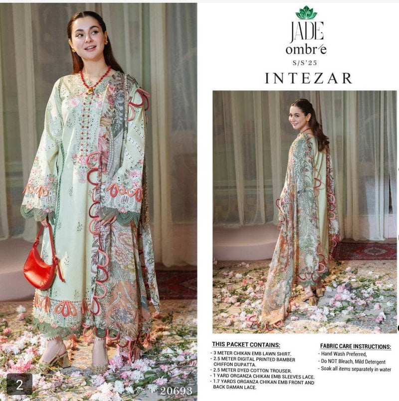 Restocked/Jade Ombre Lawn 25/20698