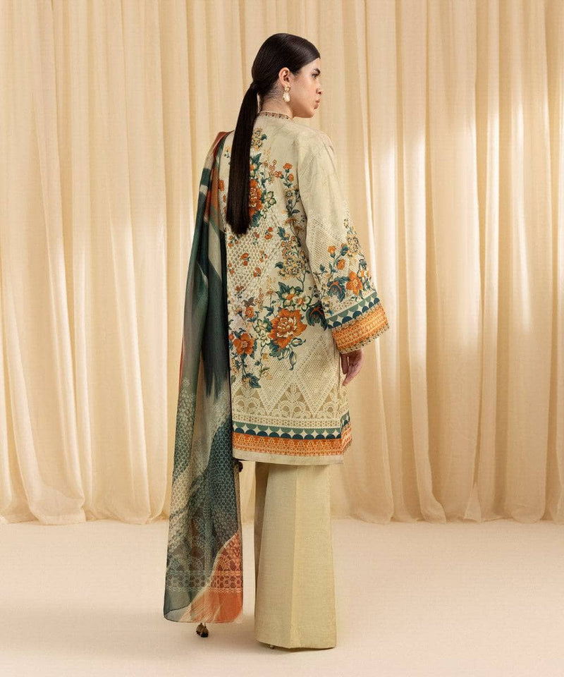 Sapphire Festive Formals/Embroidered Silk Suit