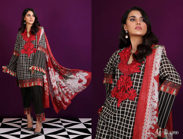 Sana Safinaz Pre-Fall Embroidered Collection 2019 – 01