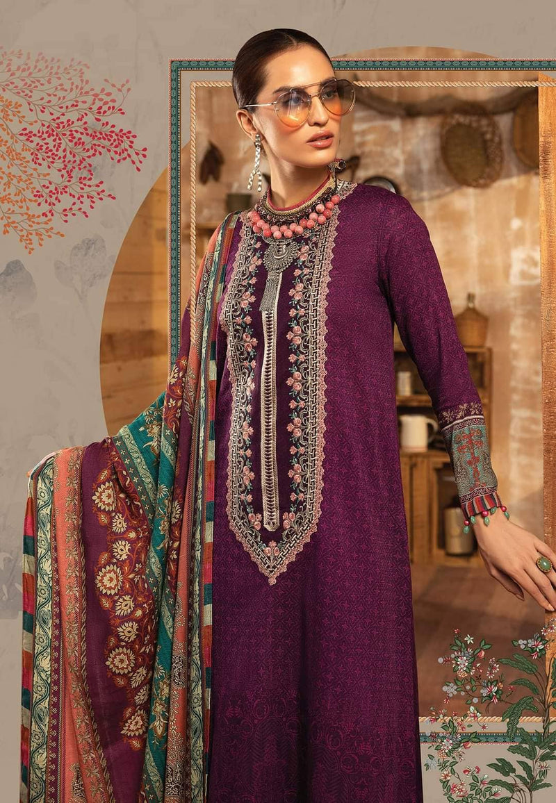 Restocked/Maria B M Prints Winter 21/Khaddar-Shawl/8A